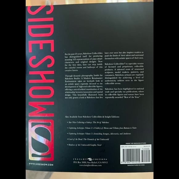 Inside The Studio - The Sideshow Collectibles Studio Book - Figures Art Creators - Picture 8 of 16